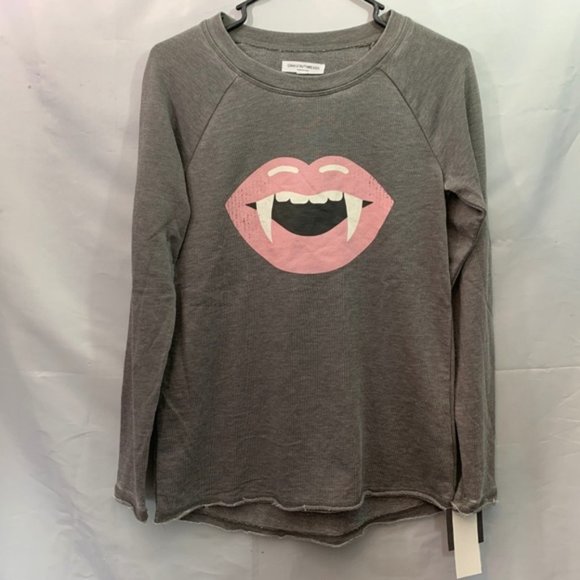 Grayson Thread Fangs Sweatshirt Grey Size … - Picture 4 of 5
